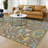 Machine Washable Indoor/Outdoor Chantille ACN2587 Floral Rug-829140954-829140946