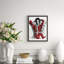Allure 6' Framed Print on Glass