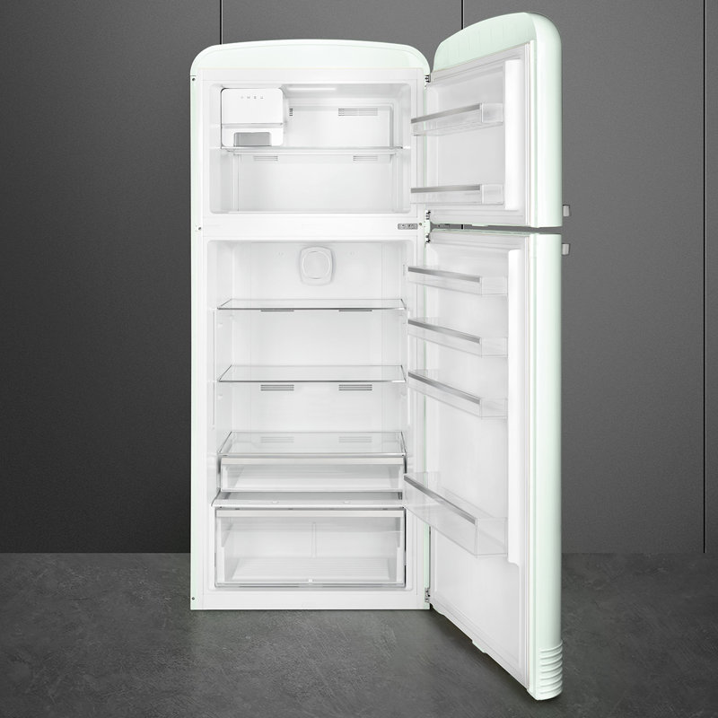 32" Smeg Fab Retro Refrigerator, Pastel Green, Right Handed