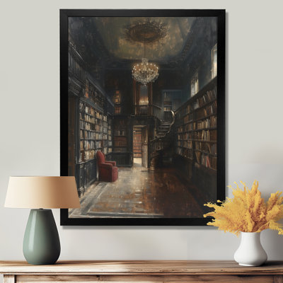 Étagère de bibliothèque brune - Haven II
