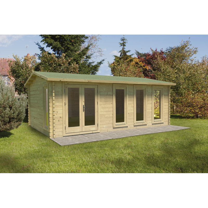 Blakedown 20 x 14 Ft. Tongue & Groove Log Cabin, Yes