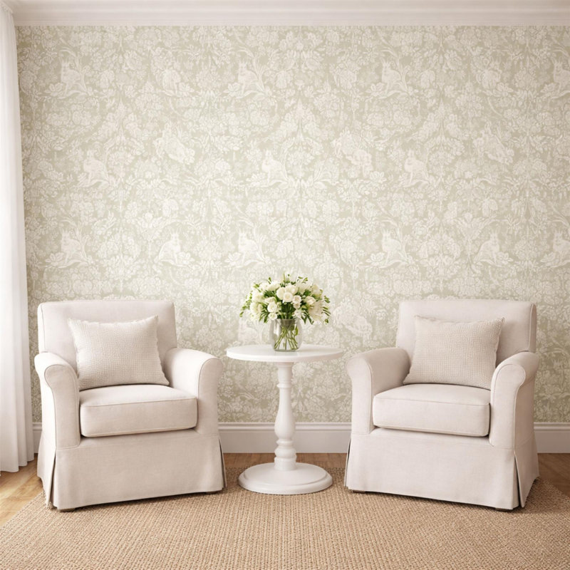 Rasch Harlen Wallpaper, Sage