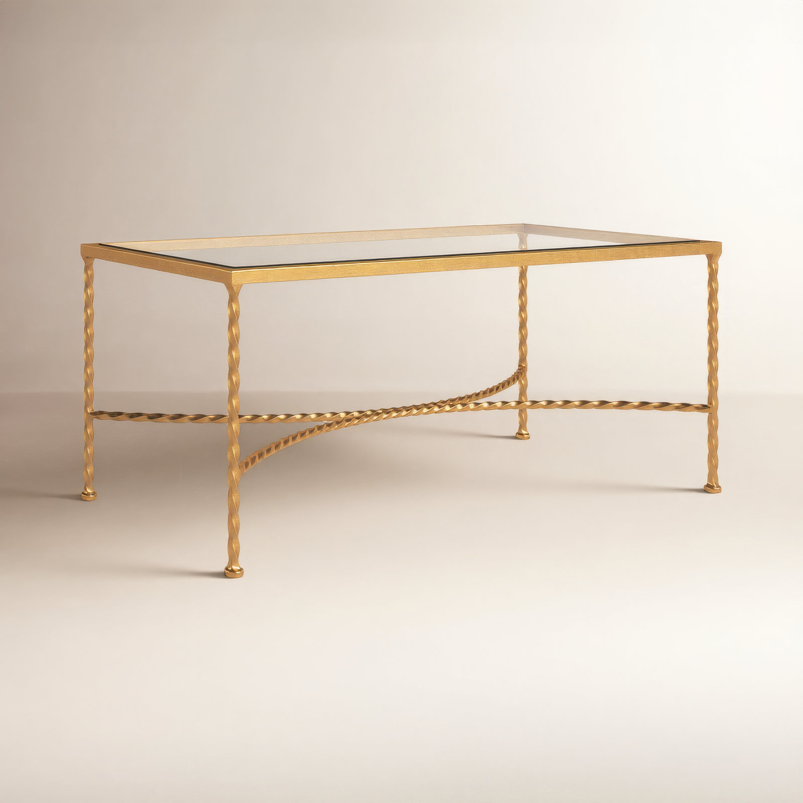 Keely Coffee Table, Gold