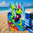 PMU 33 Inch Geko Printed Bodyboard