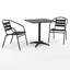 Ensemble de table carrée d'intérieur / extérieur Gearard-2064816594-2064816593