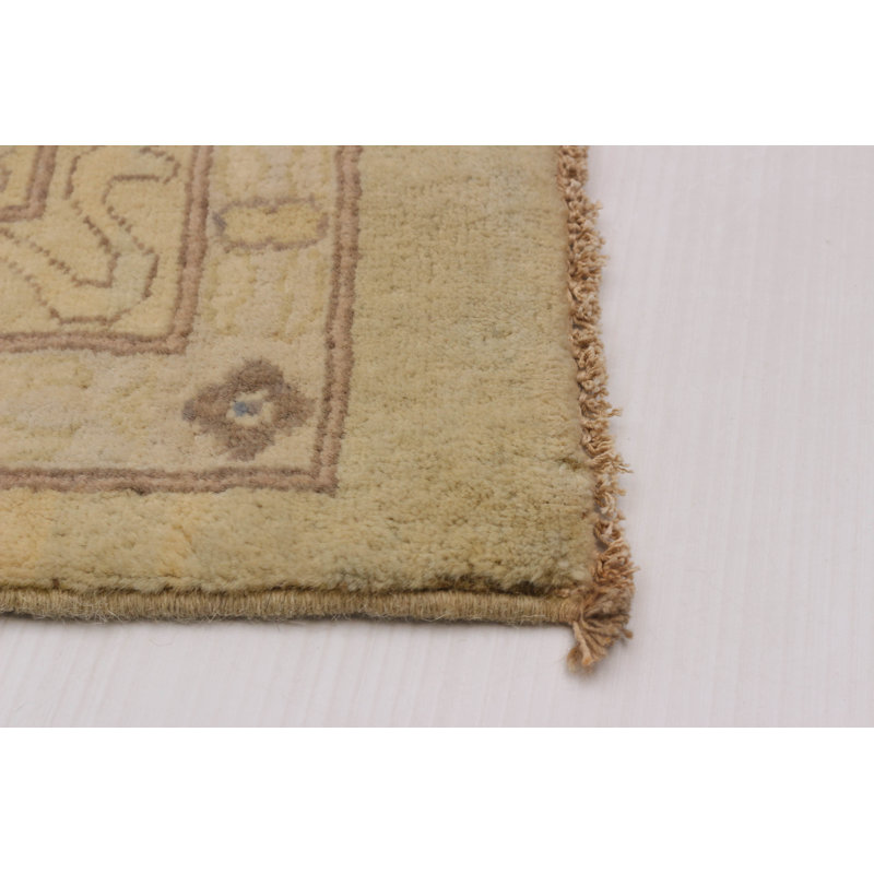 Abidemi One-of-a-Kind Rectangle 8'0" X 9'7" 1990's Wool Area Rug Khaki