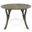 Table d'extérieur 45,96 po pour l'extérieur - bois, finition grise, élément en bois élégant 45,96 po, patio