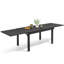 Table de salle à manger extensible en aluminium pour 8 à 12 personnes