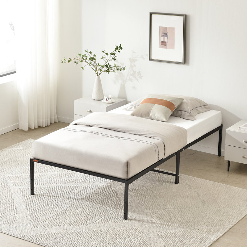 Lit plateforme en acier 14 po Tesfai, Lit simple, 14"