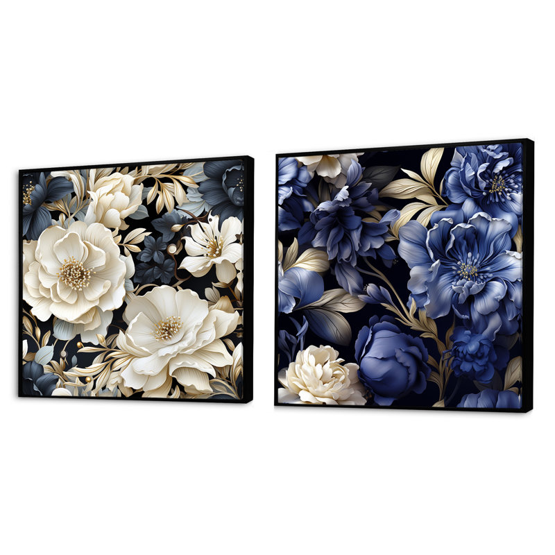 Urban Urban Victorian Splendor, Cadre flottant noir, H 36 po x l 73 po