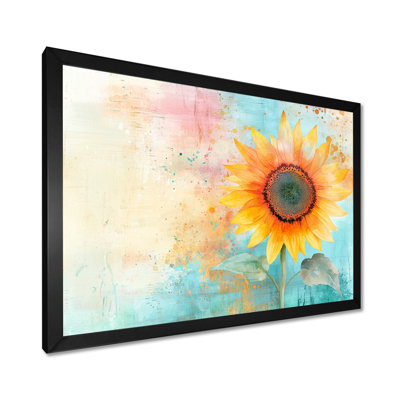 «Vibrant Dream Of A Sunflower - Sunflowers», art mural