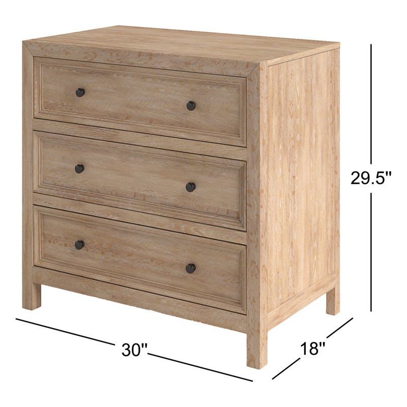 Katheryn 3 - Drawer Nightstand