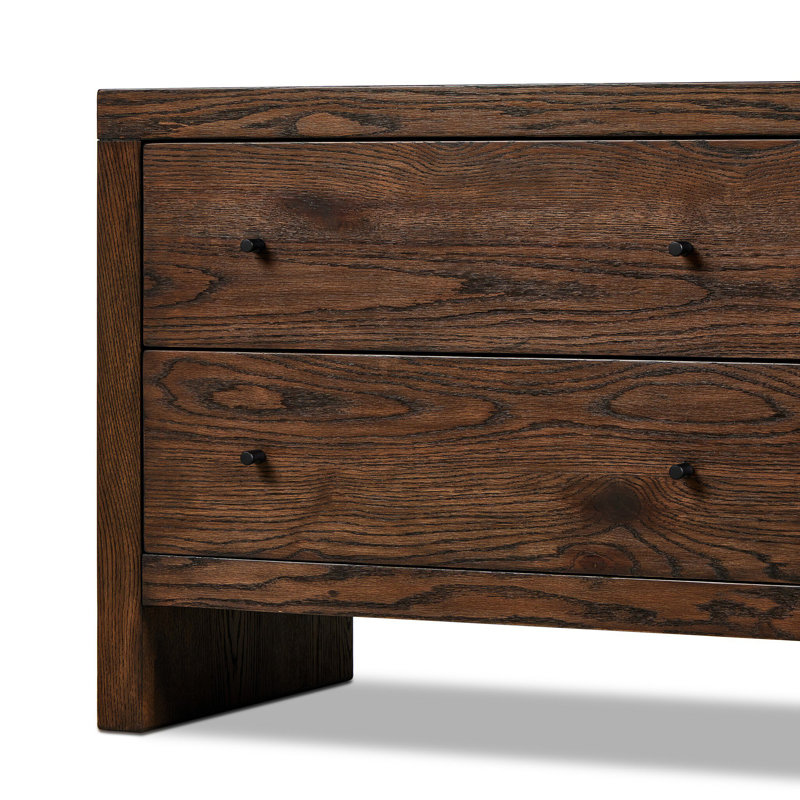 Torrington Charging Nightstand-Umber Oak, Brown