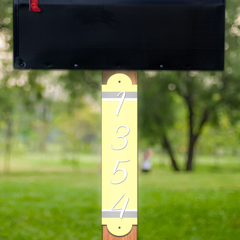 Rectangle Reflective, Yellow, Yes
