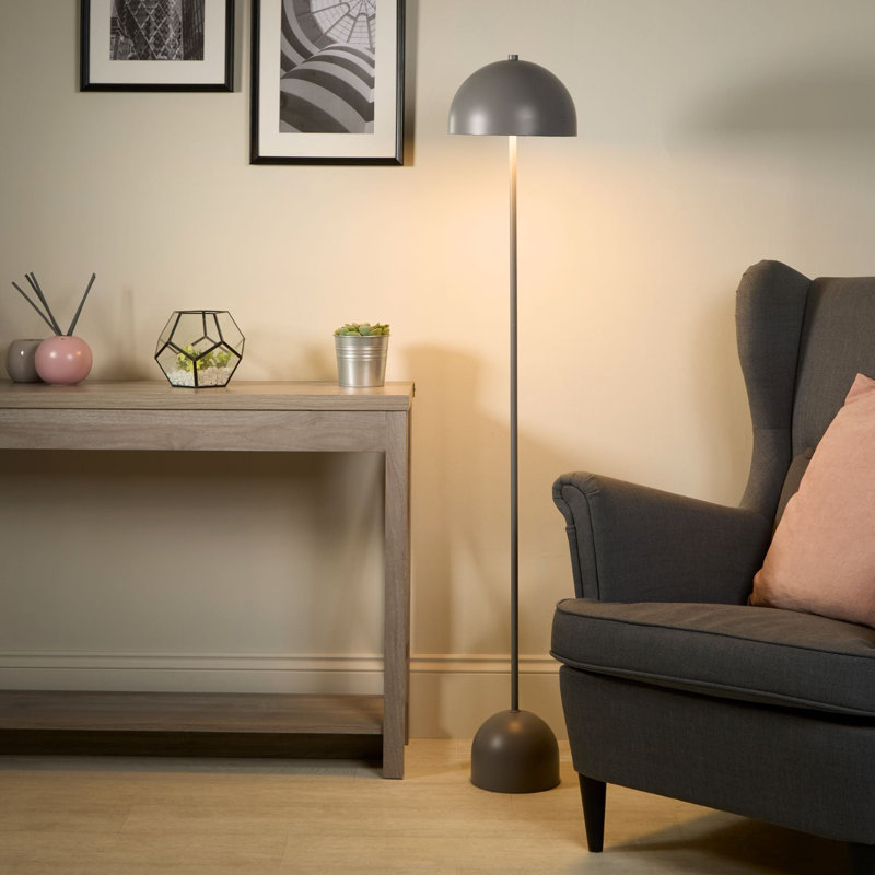 140cm Matte LED Task Floor Lamp with USB