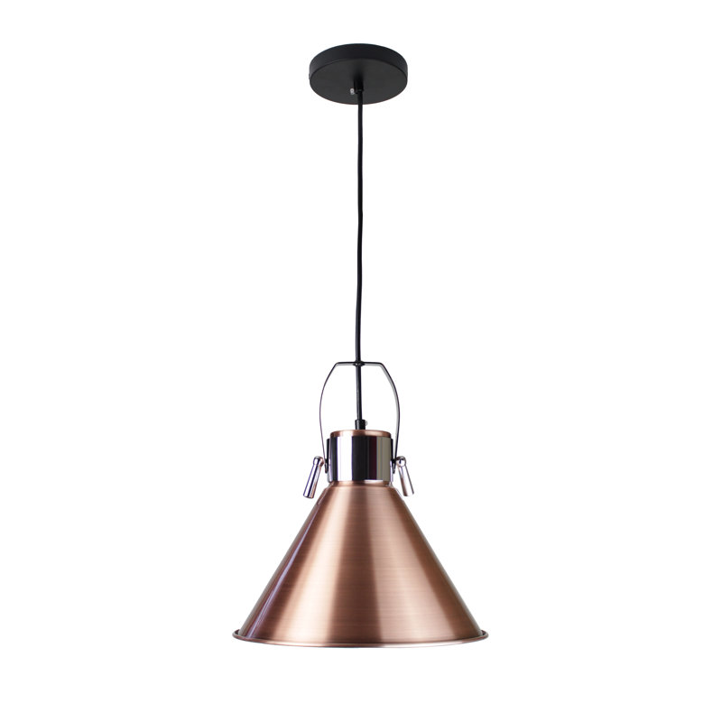 Bunn 1 - Light Bronze Single Pendant