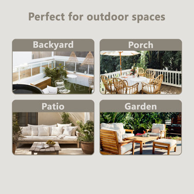  Garden Bench With Cushion Brown 110 X 38 X 65Cm Bamboo