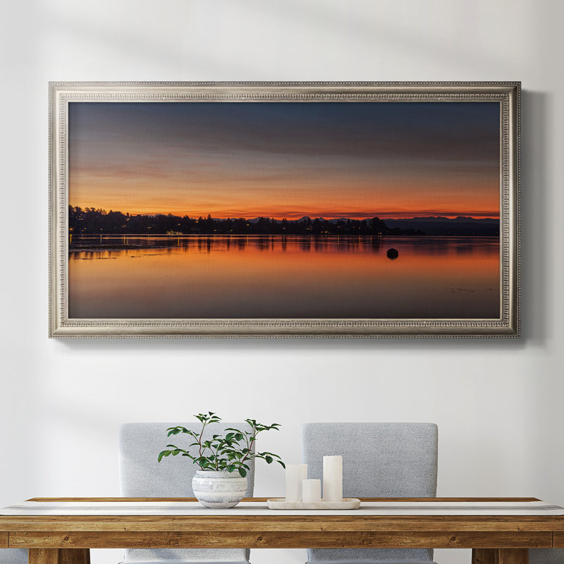 «Blaze of Glory», reproduction d'un seul cadre photo sur toile, Cadre noir, H 21 po x l 37 po x P 1 po