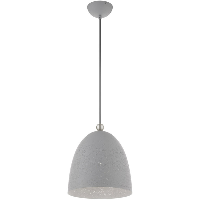 Luminaire suspendu en dome à 1 lumière