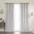 Everina Lace Overlay Nature Floral Room Darkening Thermal Grommet Curtain Panels-358715524-358715641