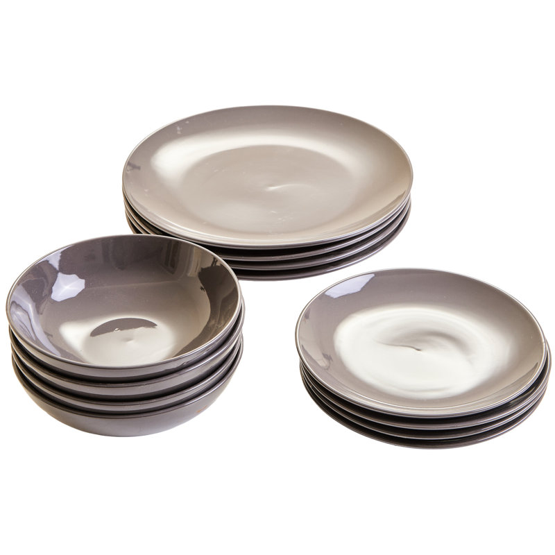Chamblis Stoneware Dinnerware Set Piece - Service for 4