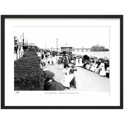 Eastbourne, Grand Parade 1910 1 Piece Single Picture Frame Wall Art