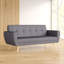 Farkas 215Cm Square Arm Sofa Bed