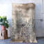Tapis décoratif moderne à motif floral beige à motif floral vert-1055517802