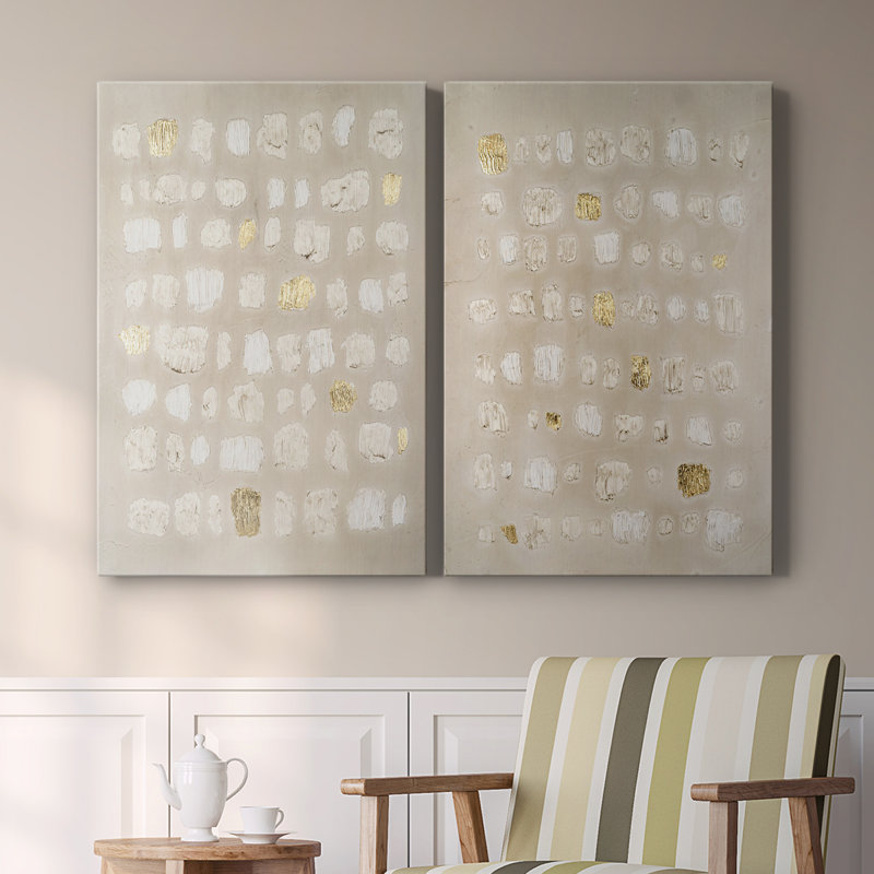 Embellished Cobblestone I-Premium Gallery Wrapped Canvas -Ready to Hang, 18" H x 24" W