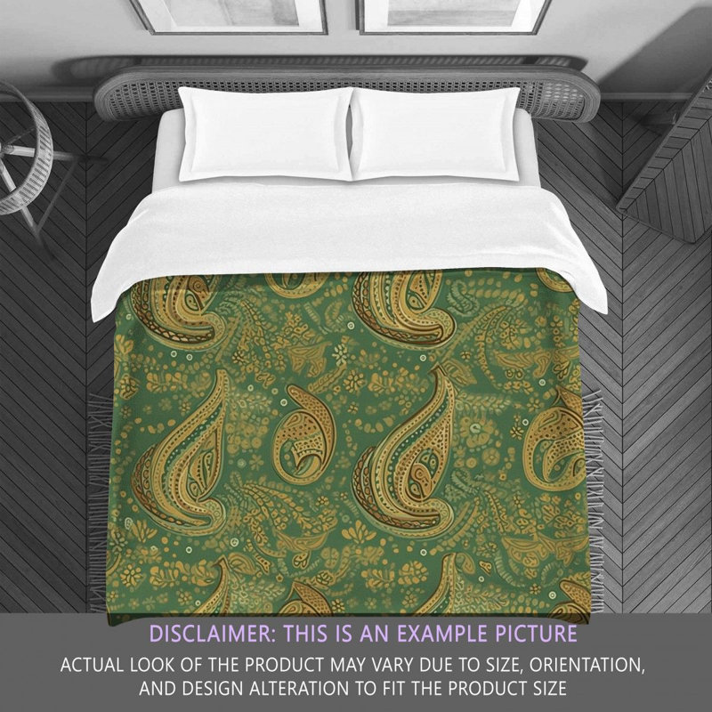 Paisley Bedding, Twin Comforter
