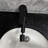 Matte Black Vanity Basin Sink Faucet, Bathroom Single Handle Tap, Stainless Steel Construction For Durability, With Quiet And Continuous Water Flow Modern Hole Made Long-Term Use, Corrosion Smooth