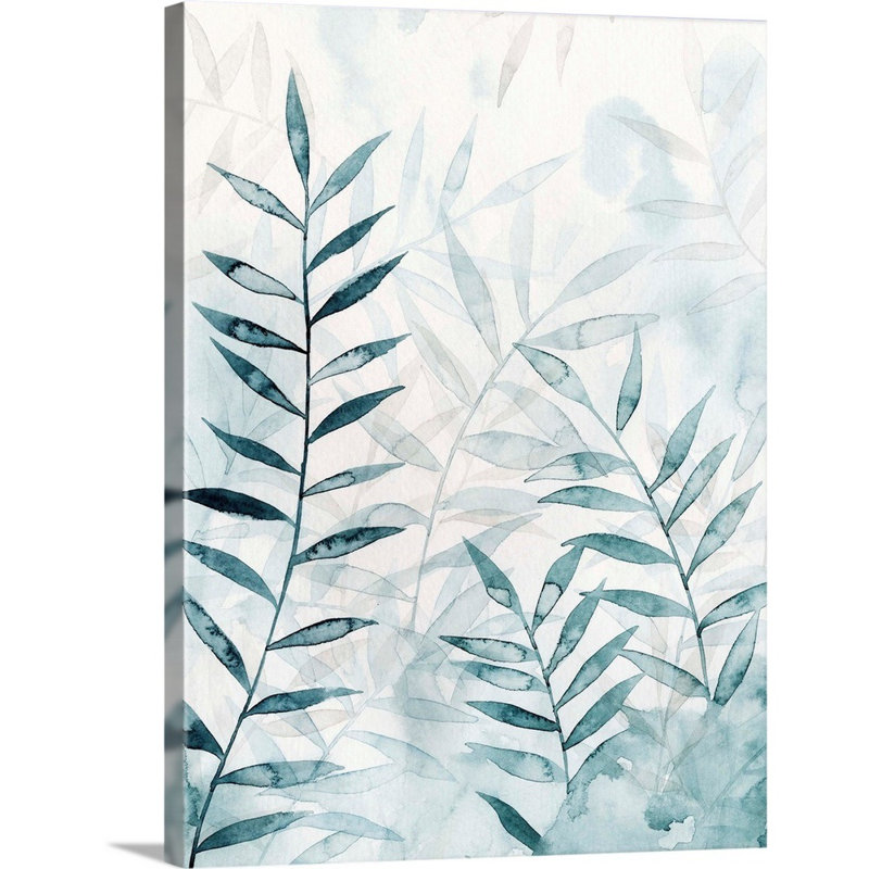 «Bamboo Whisper I», art mural sur toile, Toile tendue, H 32 po x l 24 po x P 1,25 po