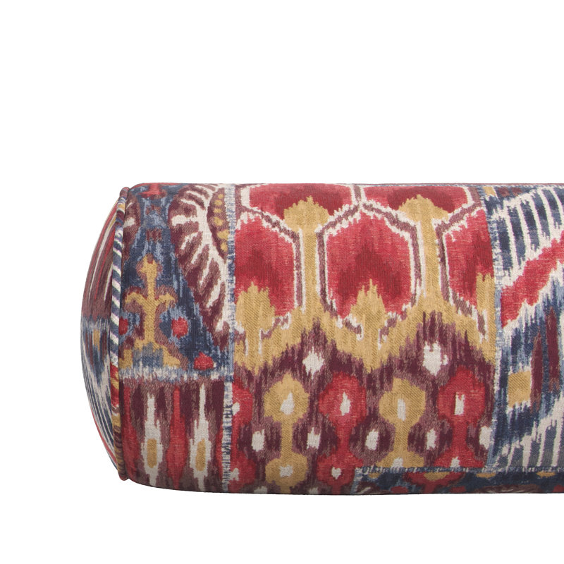 Carpathia Bolster Pillow Cover & Insert, 8"H x 24"W