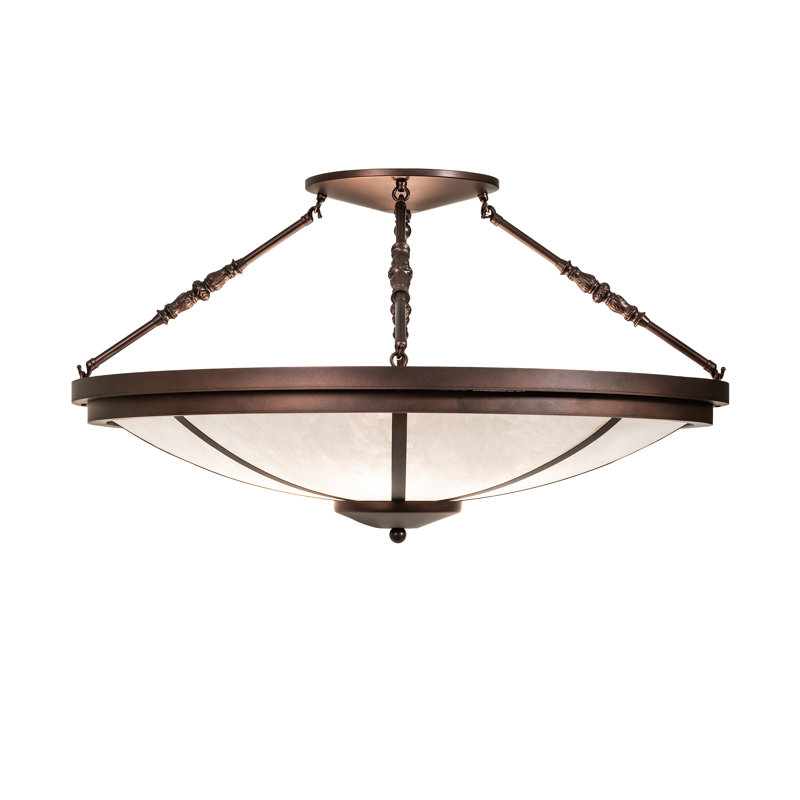 6 - Light Semi Flush Mount