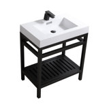 Halesowen 29.5'' Single Bathroom Vanity with Acrylic Top