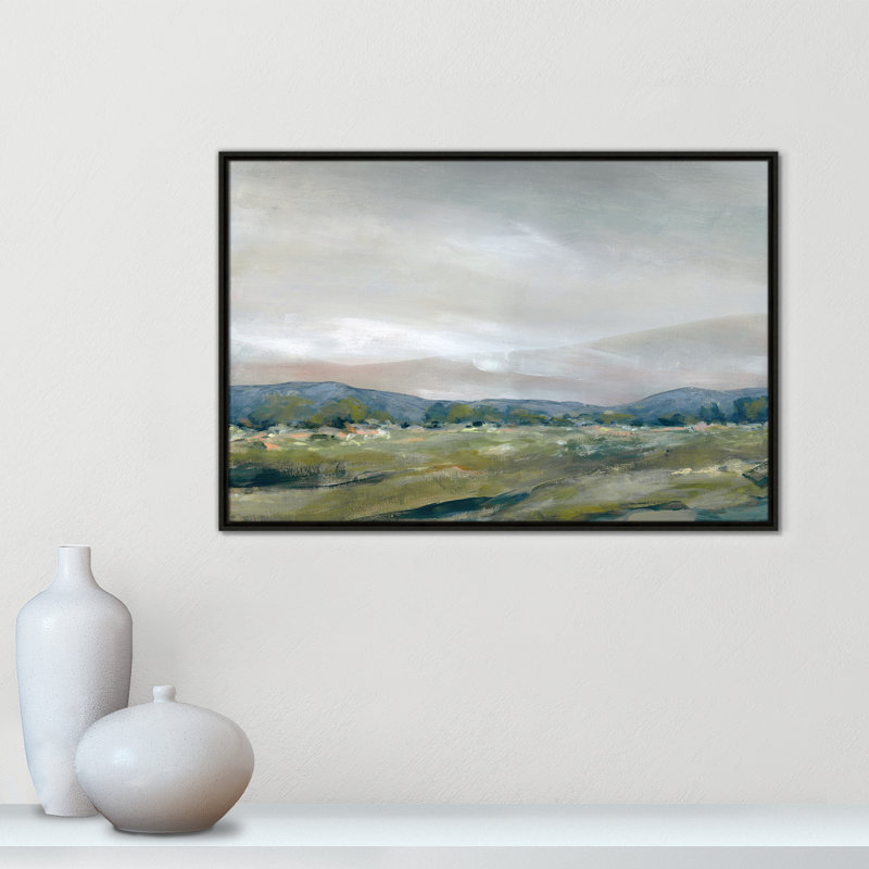 «The Spring Coulee Print» par Carol Robinson, Espresso, H 25,5 po x l 37,5 po