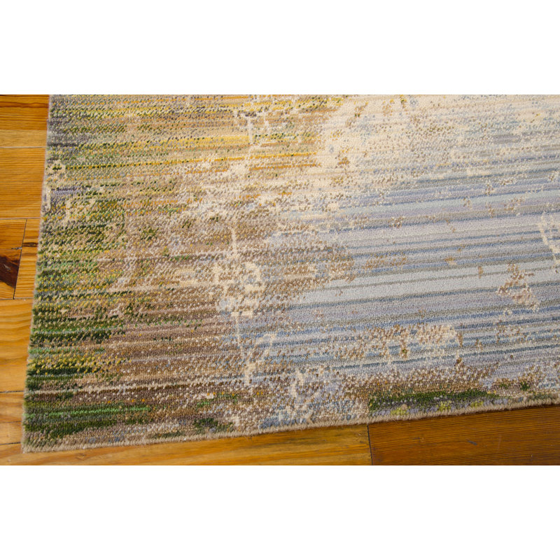 Straun Abstract Indoor Rug, Rectangle 5'6" x 8'