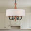 Lustre tambour 4 lumières Farmhouse