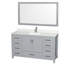 Sheffield 60" Freestanding Single Bathroom Vanity with Quartz Top with 58" Mirror-1482647550-1482647297-1482676381