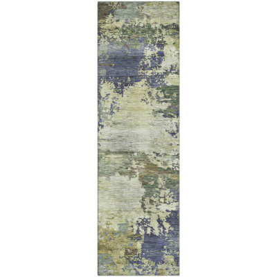 Premium Machine Washable Mayfield AMF2067 Abstract Rug