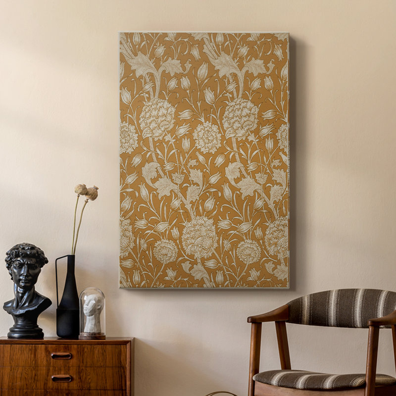 Reproduction abstraite rétro LIX - galerie Cavas sur mesure, H 36 po x l 24 po