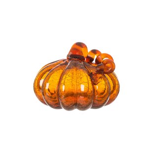 Anchor Hocking Glass Pumpkin Jar w/ Lid (2.2 Qt.)