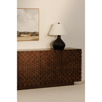Buffet en bois sculpté 75 po Givens