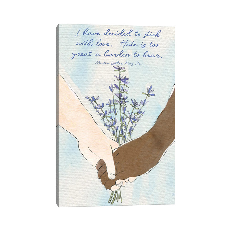 Stick With Love by Susan Jill - Wrapped Canvas Gallery-Wrapped Canvas Giclée, 66.04 cm H x 45.72 cm W x 1.91 cm D