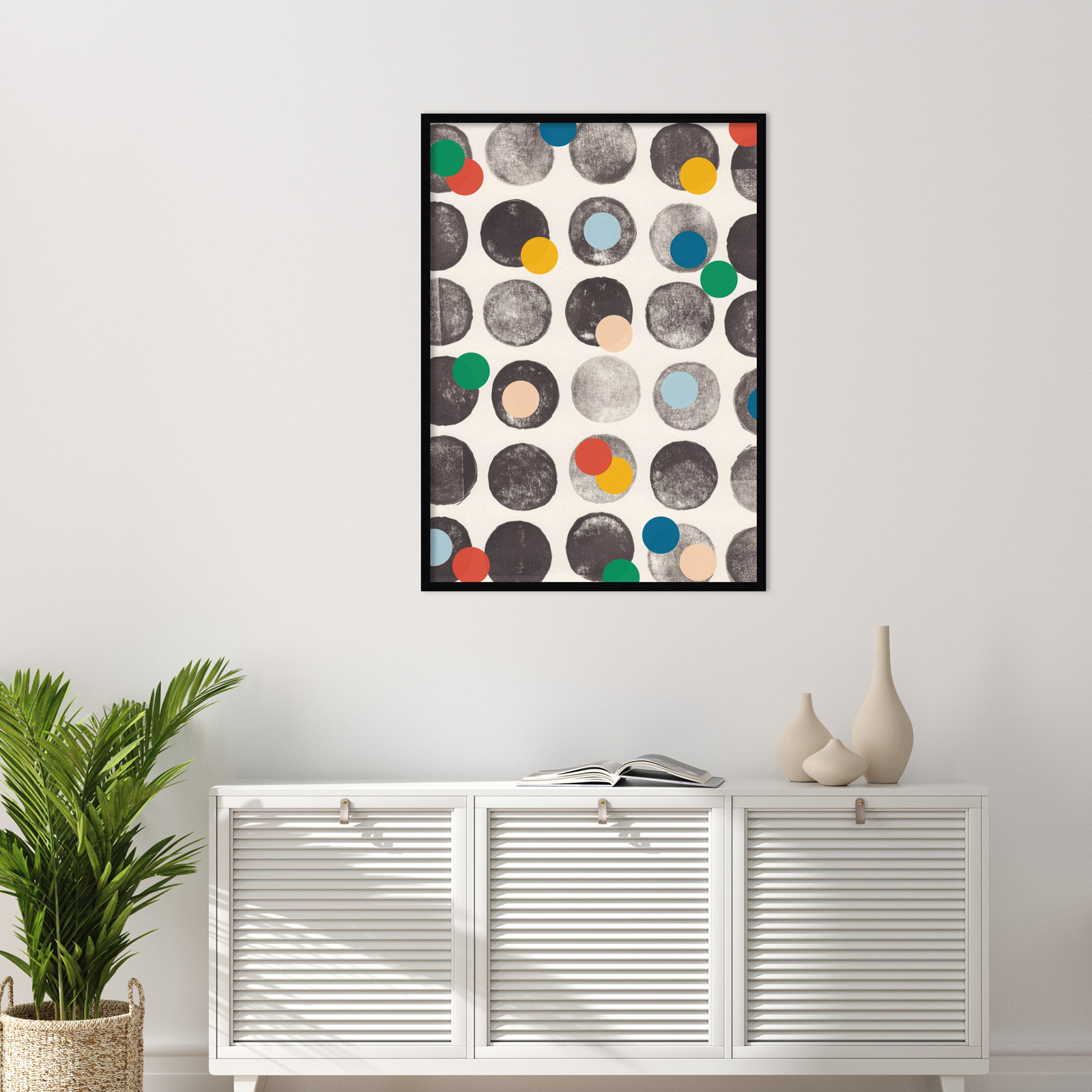Add More Colors by Alisa Galitsyna, Black, 41" H x 30" W x 1" D