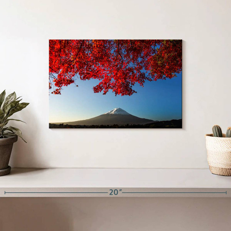 Alvord, mont Fuji en automne, H 8 po x l 12 po