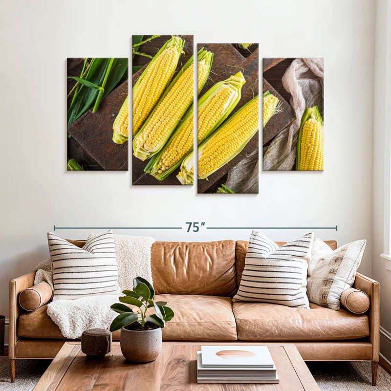 Harnek Corn Cobs, 42" H x 68" W