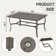 Whittlesey Rectangular Aluminum Dining Set with Cushions