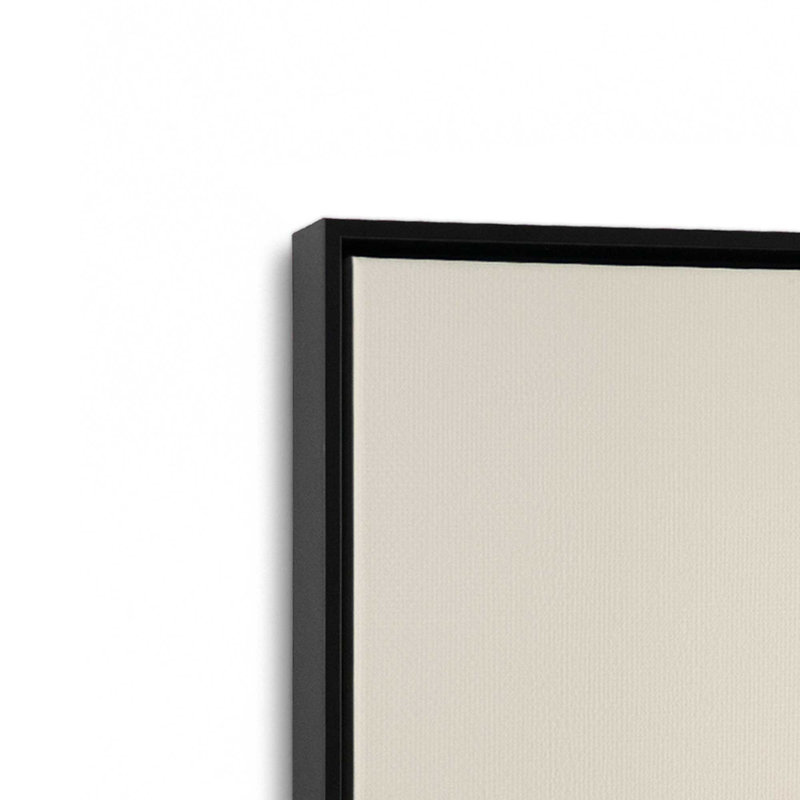 «Elsa Creme» par Garima Dhawan, impression sur toile, Noir, Cadre flottant, H 16 po x l 12 po