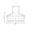Luminaire suspendu linéaire à 5 lumières pour îlot de cuisine Hastings-559802596-637763705